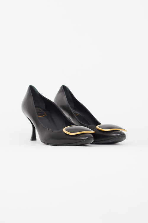 Roger Vivier Black Vertigo Diadem Pump