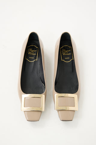 Roger Vivier Patent Belle Vivier Flat