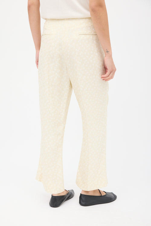 Róhe Cream Woven Shirt 
Trousers Co-ord Set