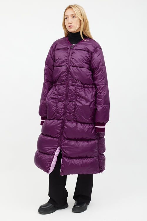 Roksanda X LULU Purple Inner Expanse Infinity Coat