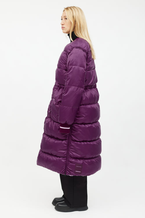 Roksanda X LULU Purple Inner Expanse Infinity Coat