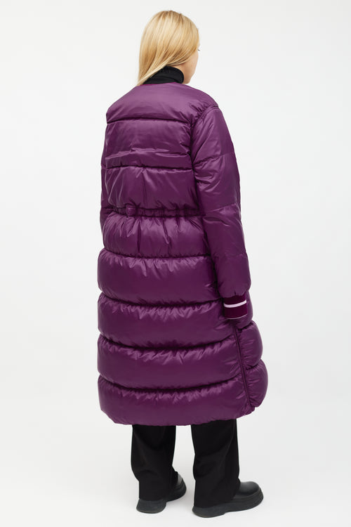 Roksanda X LULU Purple Inner Expanse Infinity Coat