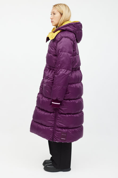 Roksanda X LULU Purple Inner Expanse Infinity Coat