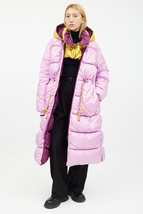 Roksanda X LULU Purple Inner Expanse Infinity Coat