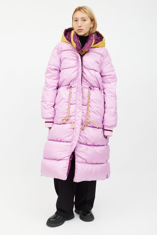 Roksanda X LULU Purple Inner Expanse Infinity Coat