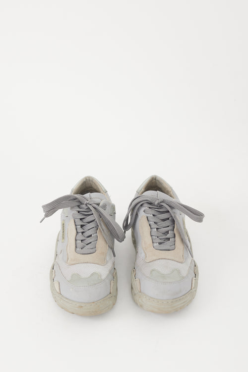 Rombaut Grey Mesh 
Leather Boccaccio Sneaker