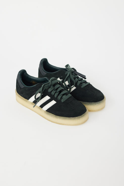 Ronnie Fieg X Clarks X Adidas Black 8th Street Samba Sneaker