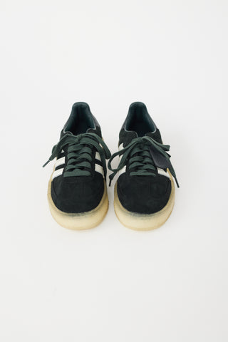 Ronnie Fieg X Clarks X Adidas Black 8th Street Samba Sneaker