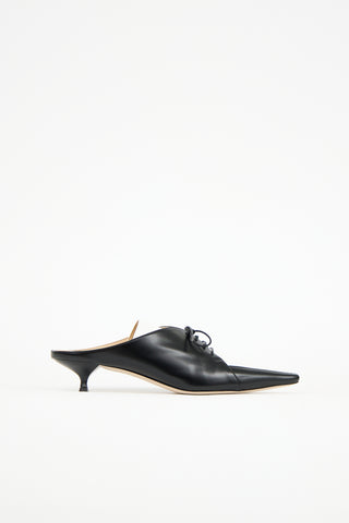 Rosie Assoulin Faux Leather Spectator Mule