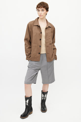 Rue De Tokyo Brown Chore Jacket