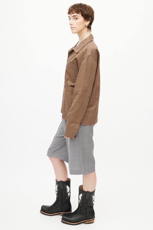 Rue De Tokyo Brown Chore Jacket