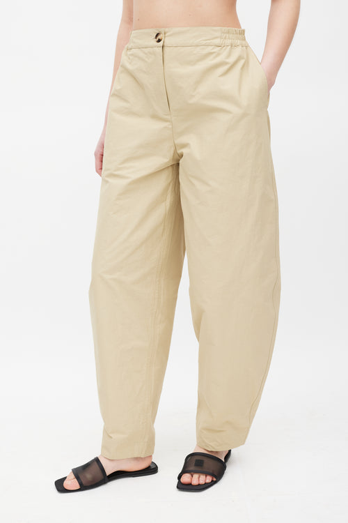 Rue De Tokyo Brown Tapered Trouser