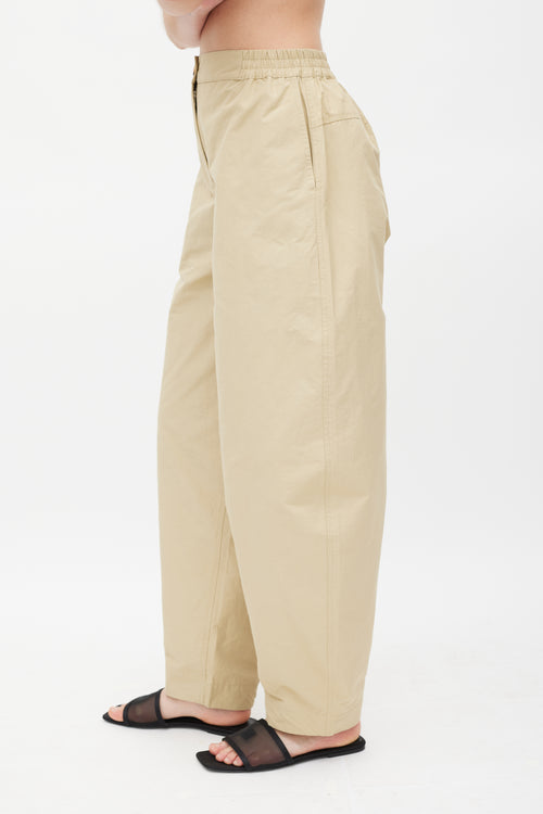 Rue De Tokyo Brown Tapered Trouser