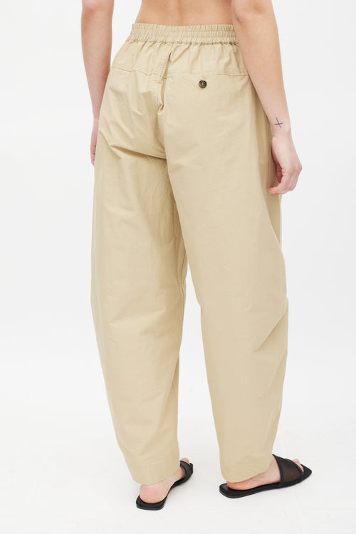 Rue De Tokyo Brown Tapered Trouser