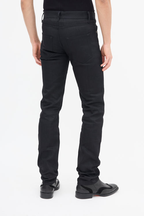 Saint Laurent Black D03 Straight Leg Jeans