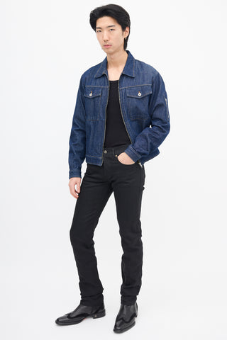 Saint Laurent Black D03 Straight Leg Jeans