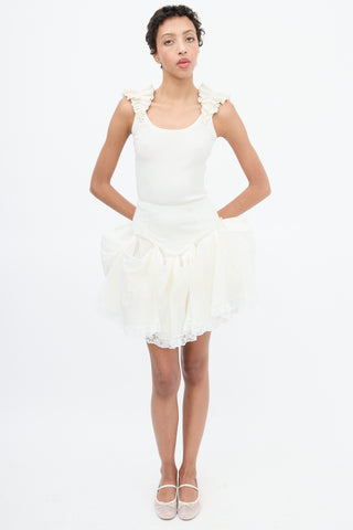 Selkie Cream A La Mode Modular Petticoat Skirt