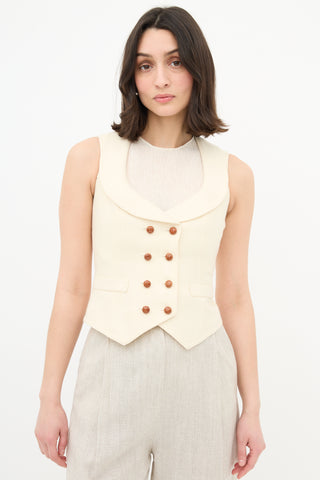 Smythe Wool Double Breasted Vest