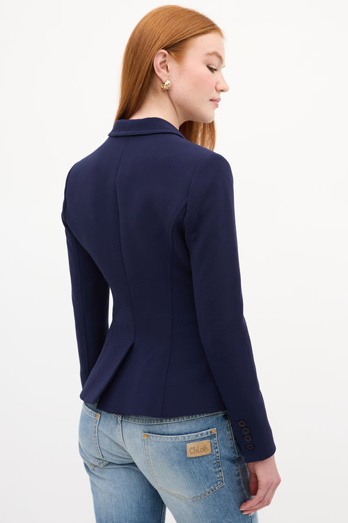 Smythe Navy Double Breasted Blazer