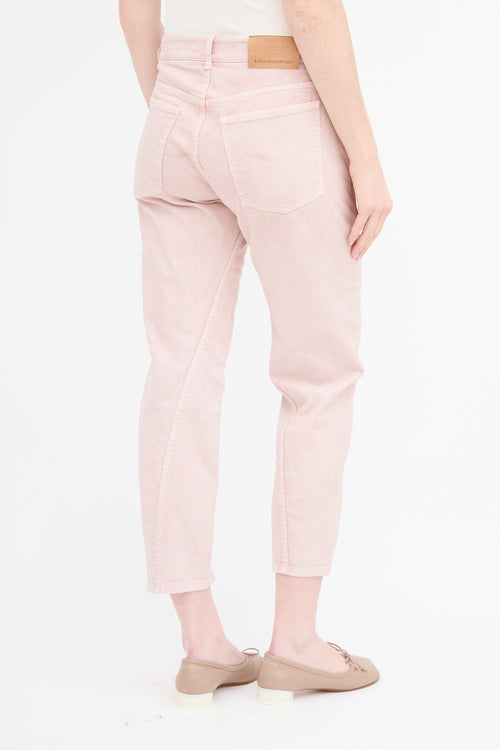 Stella McCartney Logo Tapered Jeans