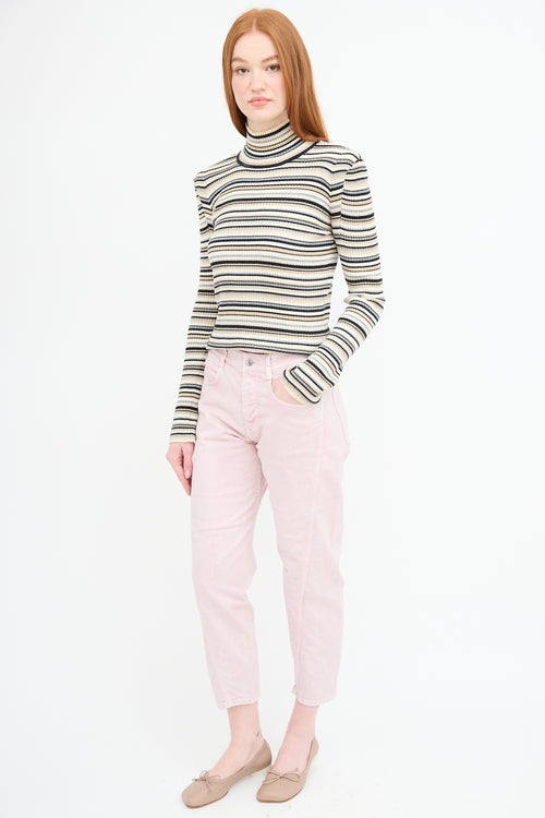 Stella McCartney Logo Tapered Jeans