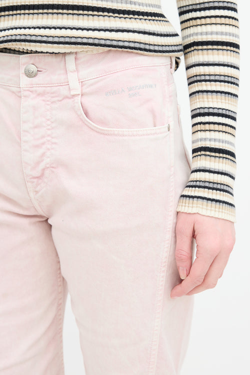 Stella McCartney Logo Tapered Jeans