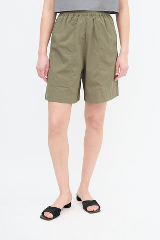 Studio Nicholson Green Nylon  Short