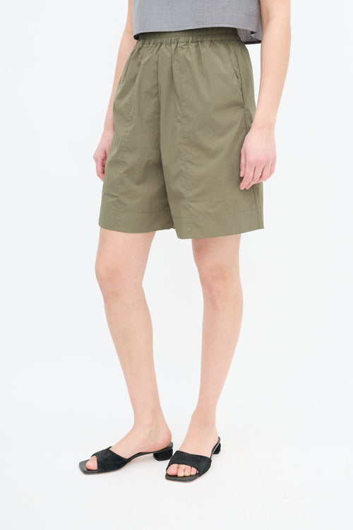 Studio Nicholson Green Nylon  Short