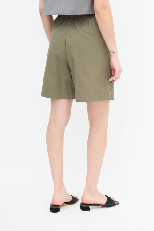 Studio Nicholson Green Nylon  Short