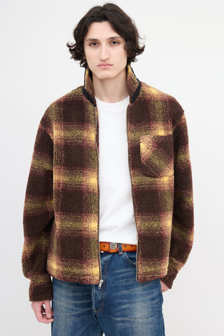 Stüssy Shadow Plaid Sherpa Jacket