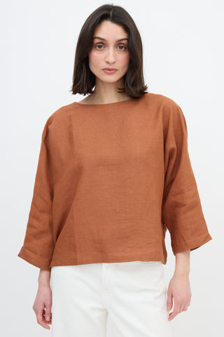 Suzie Kondi Linen Safari Top