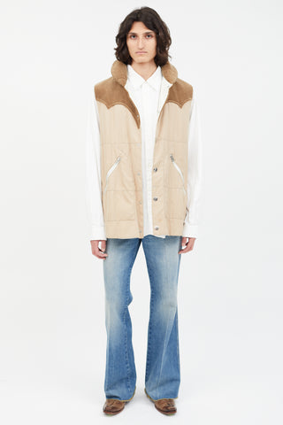 Sacai Brown Western Vest