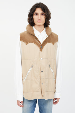 Sacai Brown Western Vest