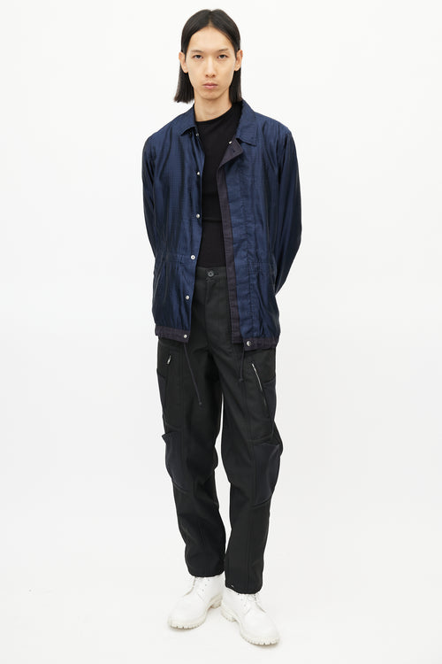 Sacai Navy Ripstop Drawstring Jacket