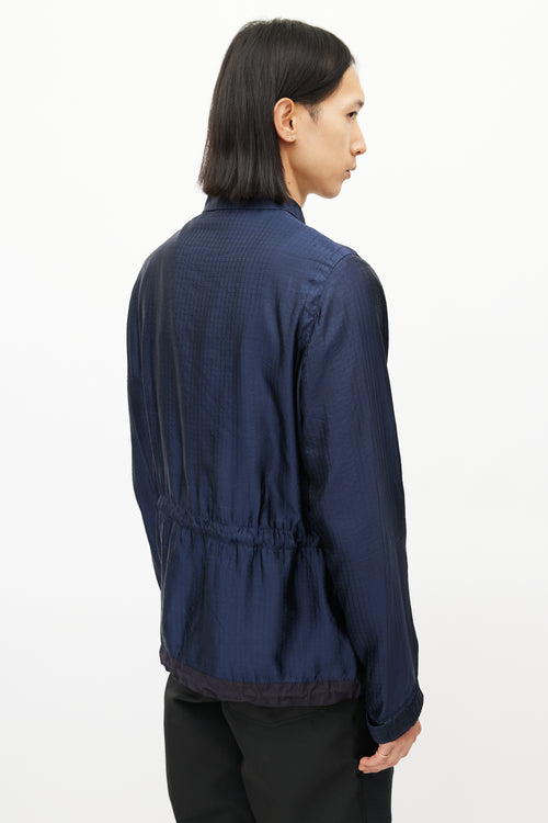 Sacai Navy Ripstop Drawstring Jacket