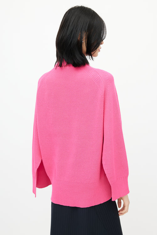 Sacai Pink Knit Sweater