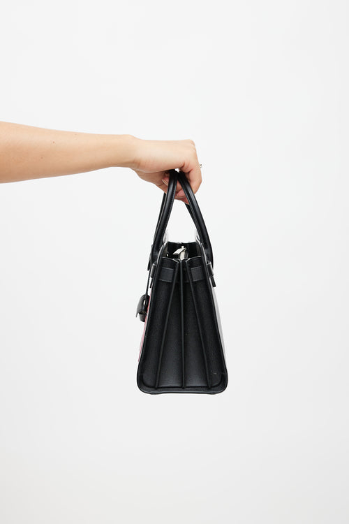 Saint Laurent 2016 Black Baby Heart Sac De Jour Bag