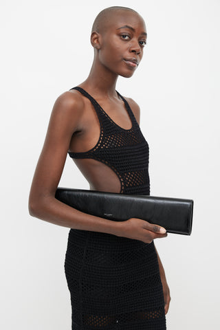 Saint Laurent 2018 Fetiche Long Black Clutch