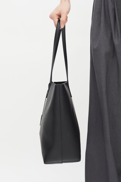 Saint Laurent 2023 Black Leather East West Tote Bag