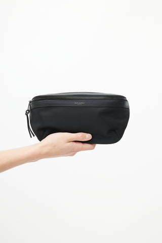 Saint Laurent Black City Nylon Waist Bag