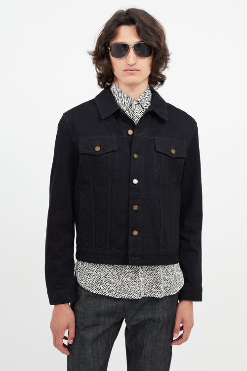 Saint Laurent Black Denim Jacket