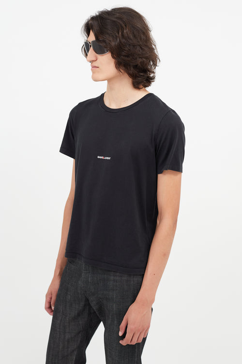 Saint Laurent Black Logo T-Shirt