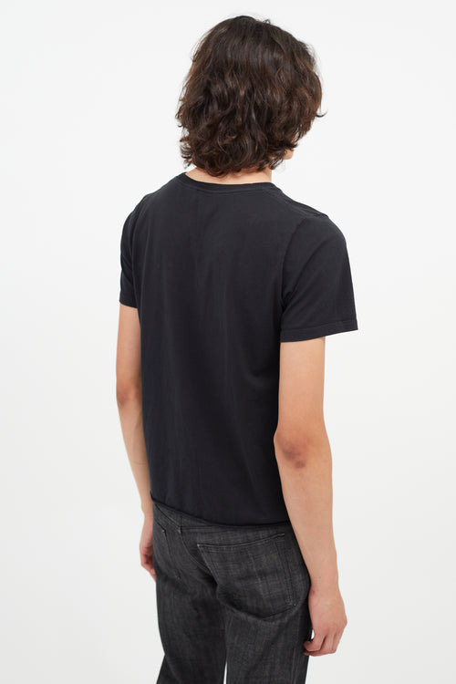 Saint Laurent Black Logo T-Shirt