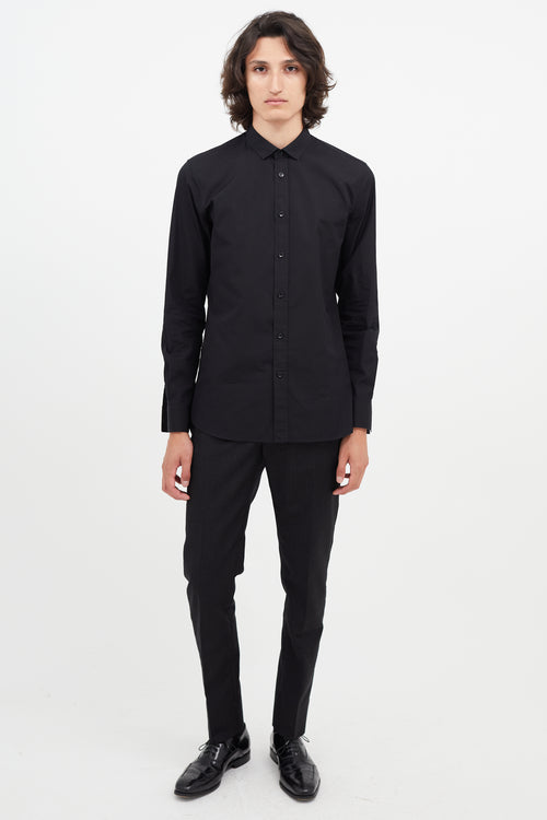 Saint Laurent Black Long Sleeve Shirt