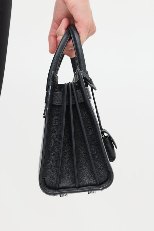 Saint Laurent Black Nano Sac De Jour Crossbody Bag