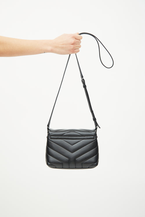 Saint Laurent Black Toy Loulou Quilted Leather Bag