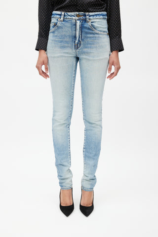 Saint Laurent Blue D05 Skinny Denim Jeans