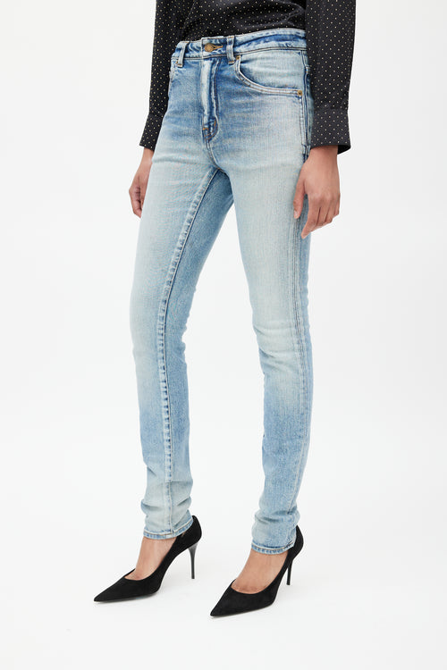 Saint Laurent Blue D05 Skinny Denim Jeans