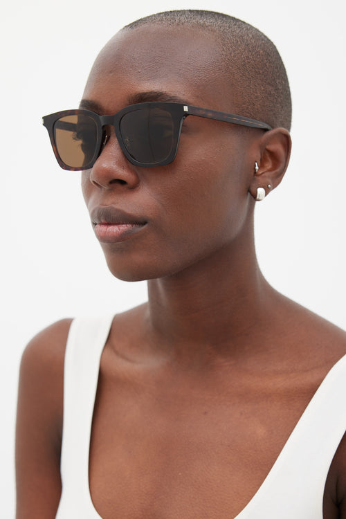 Saint Laurent Brown Square SL138/F Sunglasses