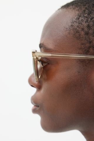 Saint Laurent Clear 
Brown SL455 Sunglasses